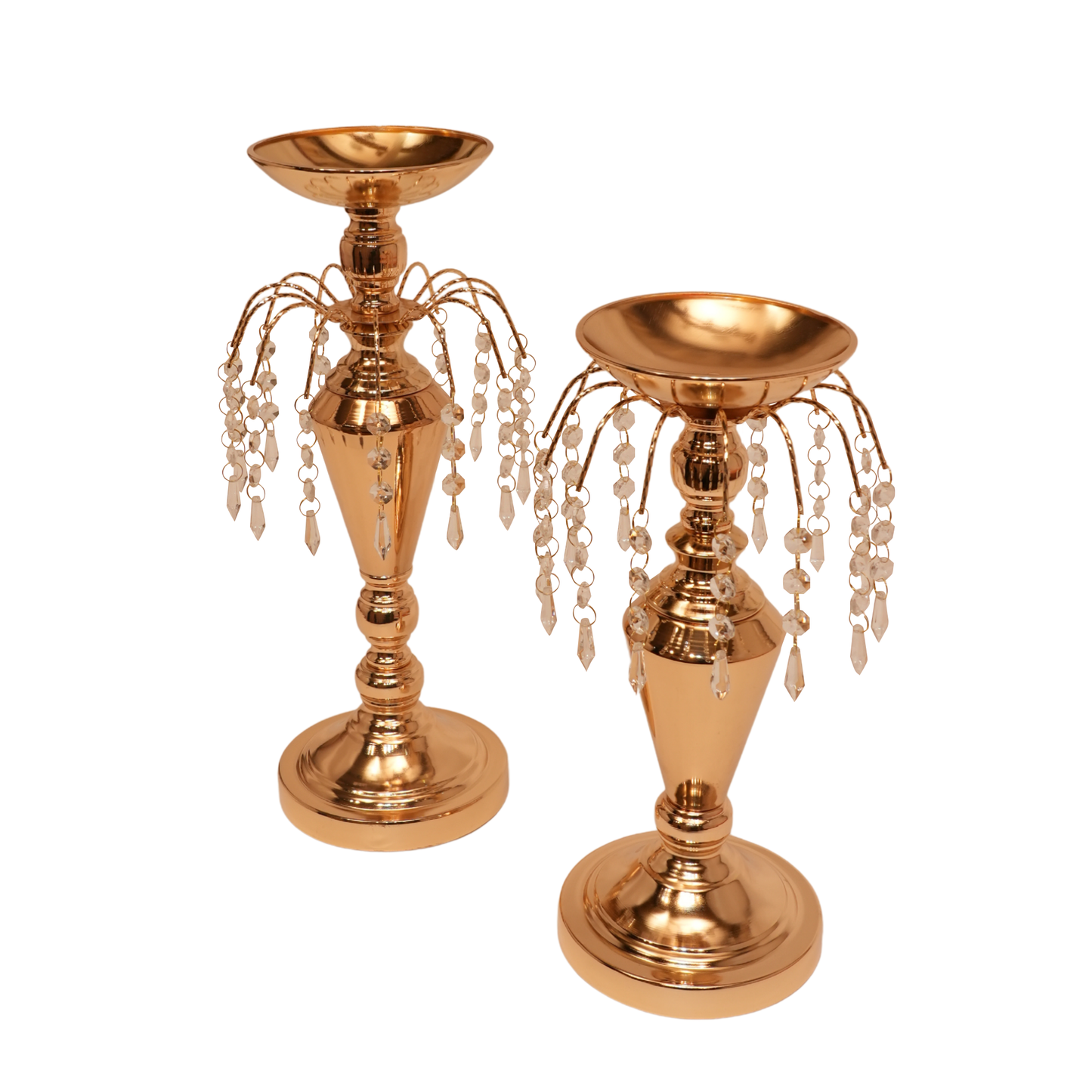 Luxe Gold Decorative Base - Set of 2