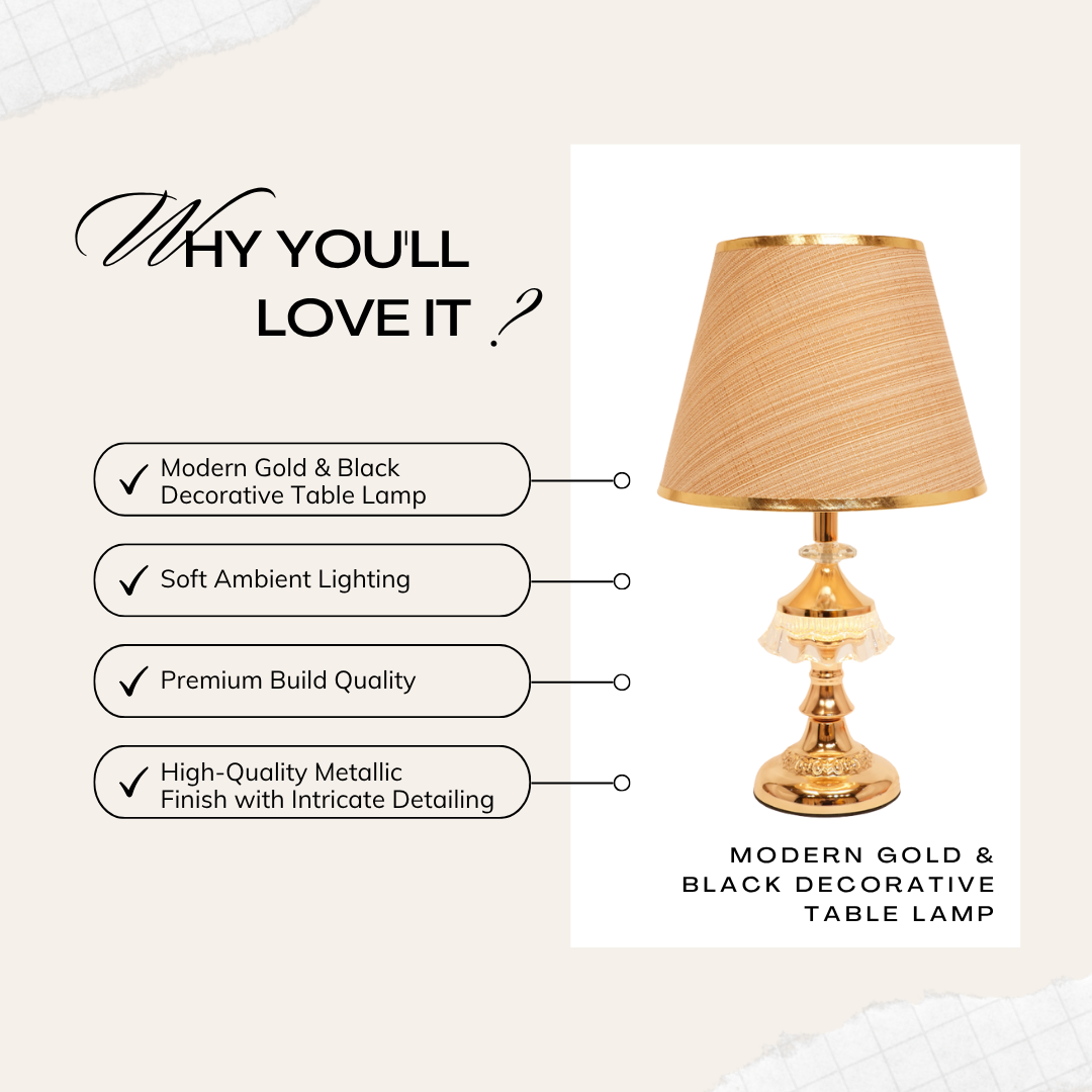 Vintage Classic Gold Table Lamp