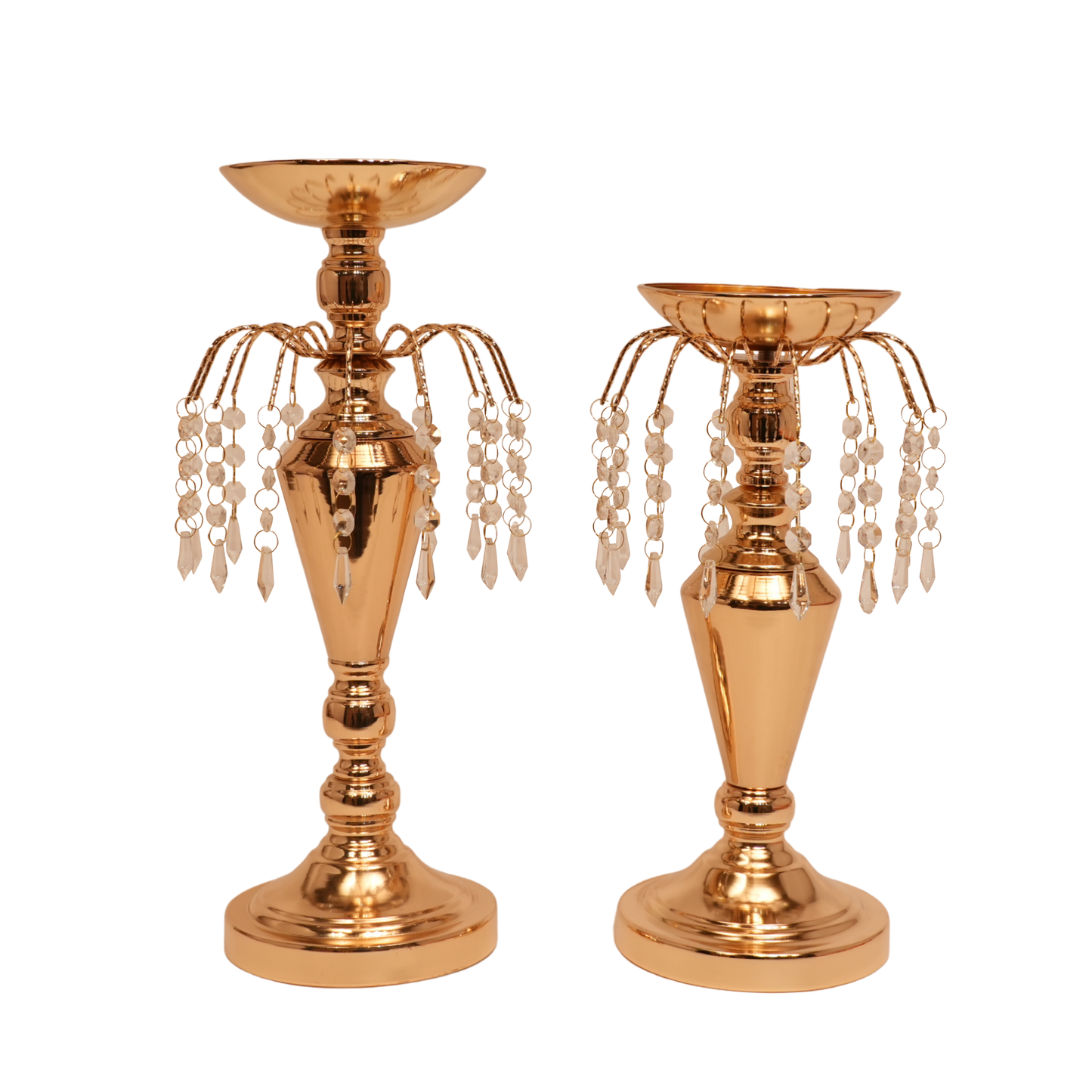 Luxe Gold Decorative Base - Set of 2