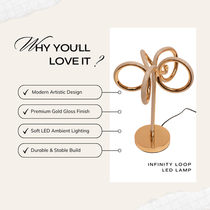 Infinity Loop LED Lamp