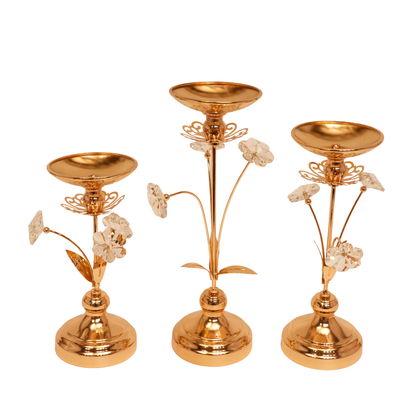 Crystal Bloom Decor Set of 3