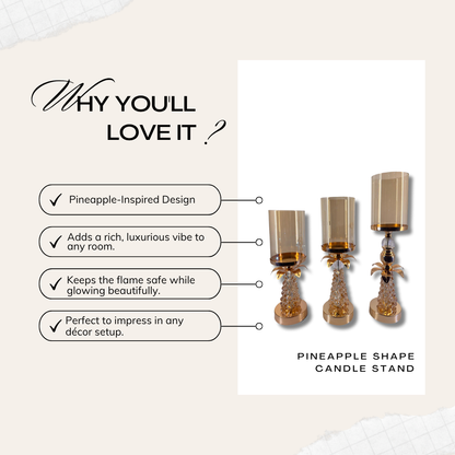 Pineapple shape Candle stand