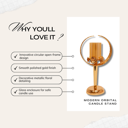 Modern Orbital Candle stand