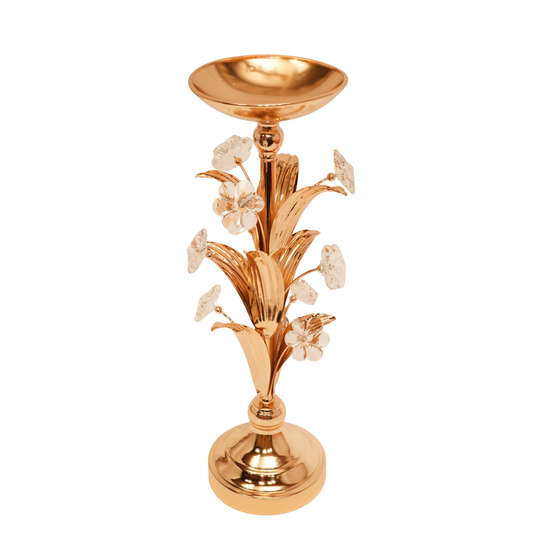Golden Bloom Accent Sculpture - Set of 3