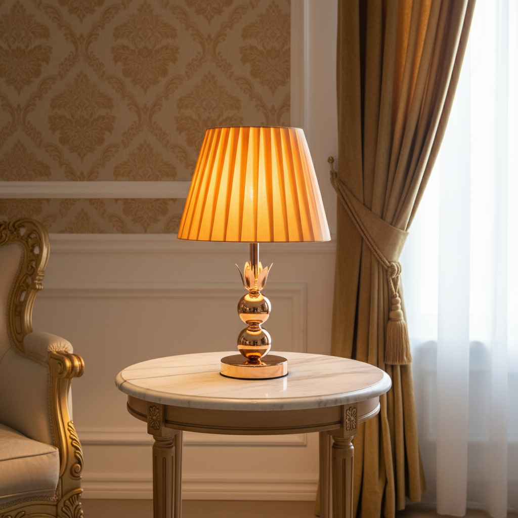 Golden Table Lamp