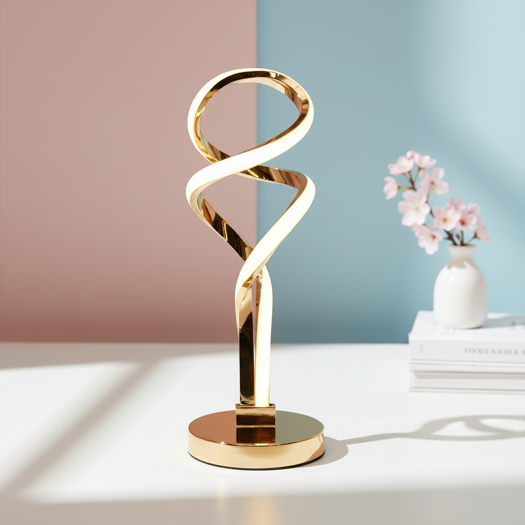 Radiant Twirl LED Lamp
