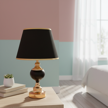 Black & Gold Royal Luxe Lamp