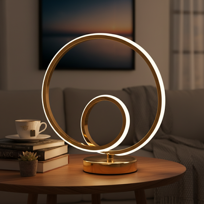 Dual Ring Circle Lamp