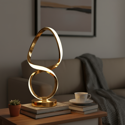 Modern Curve Loop LED Lamp