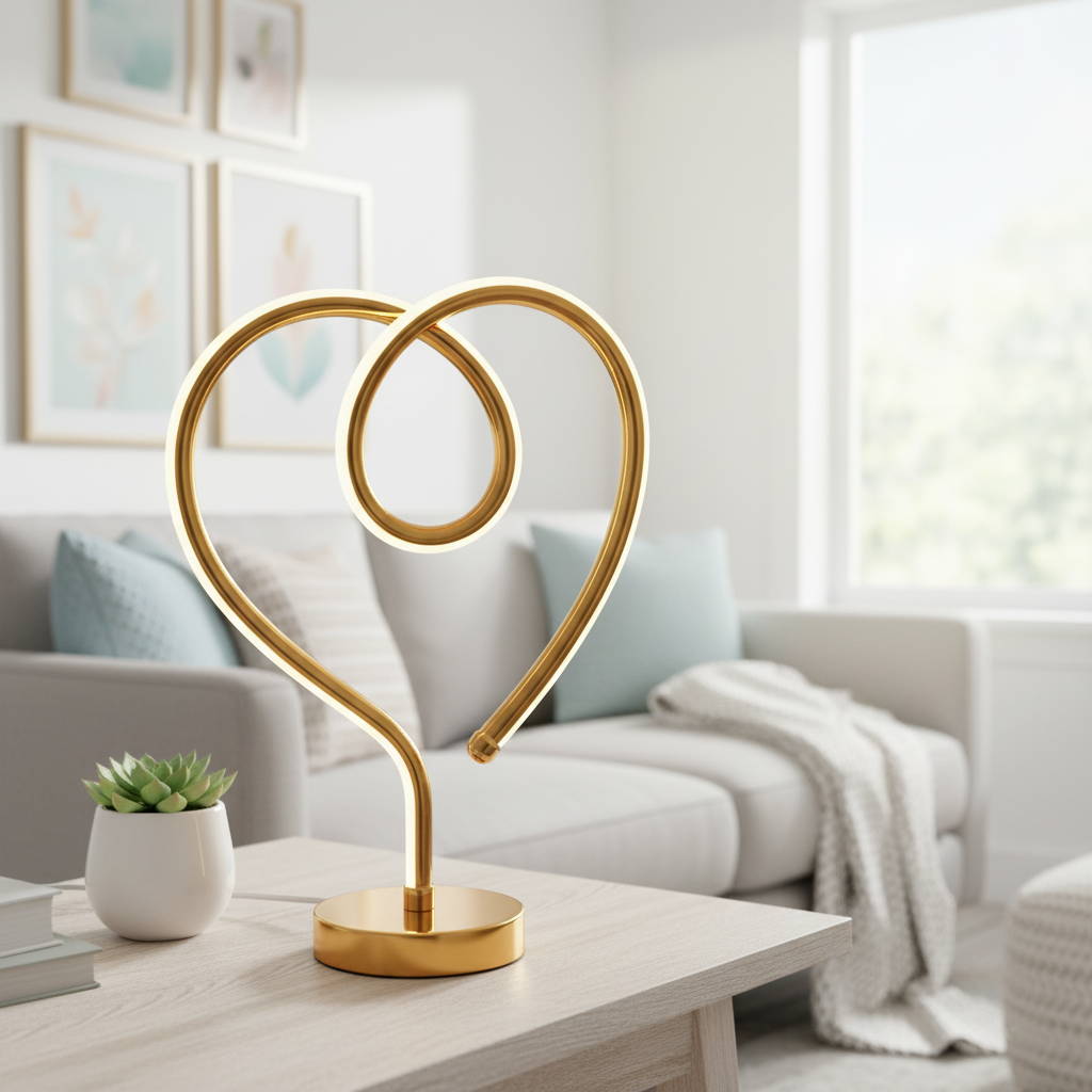 Heart Loop LED Lamp