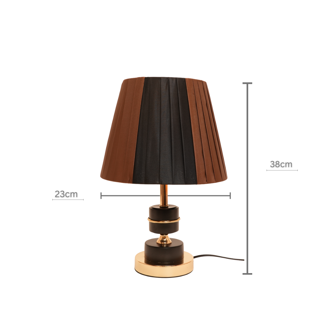 Brown & black lamp