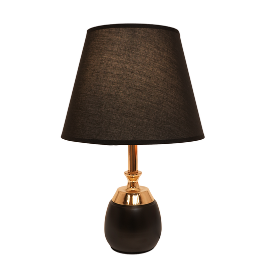 Elegant Black & Gold Decorative Table Lamp