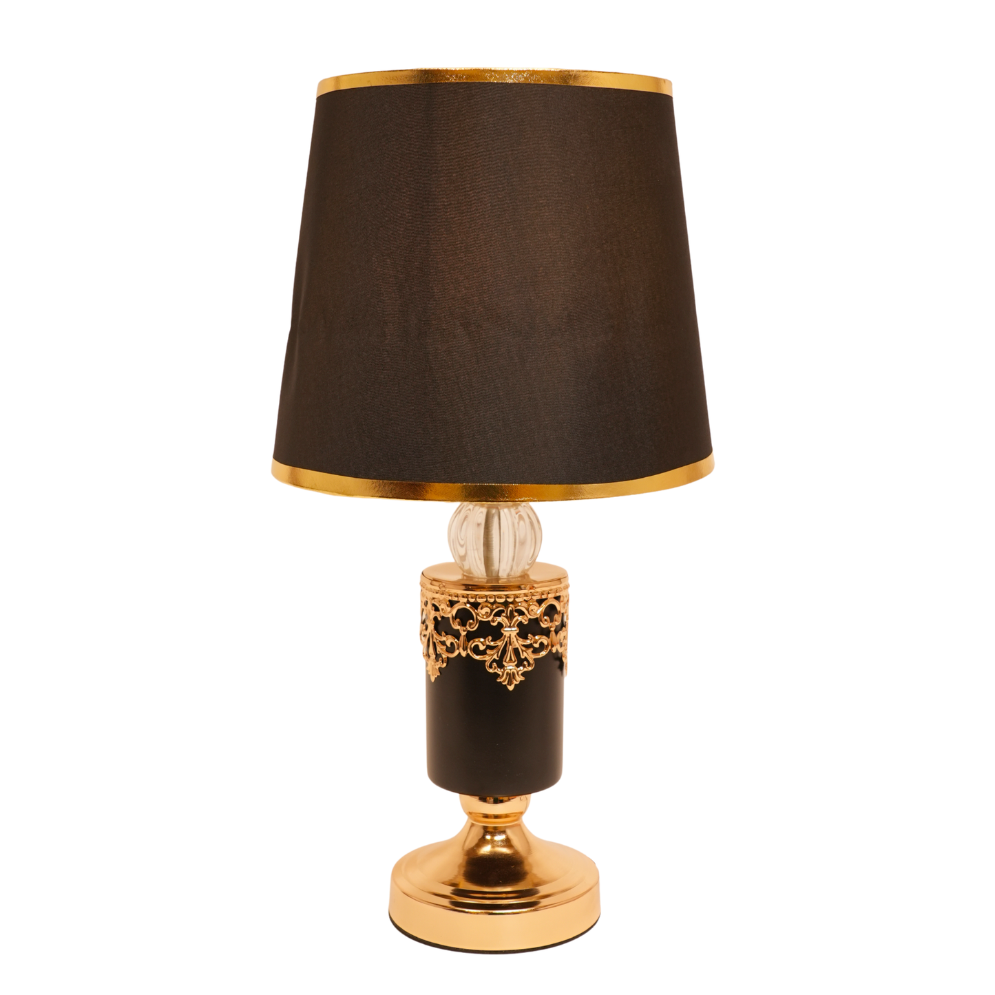 Royal Black & Gold Designer Table Lamp