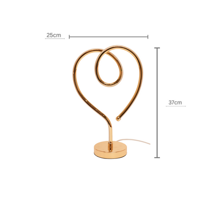 Heart Loop LED Lamp