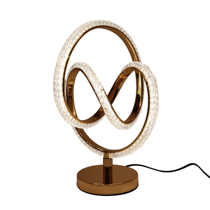 Infinity Oval Crystal Lamp
