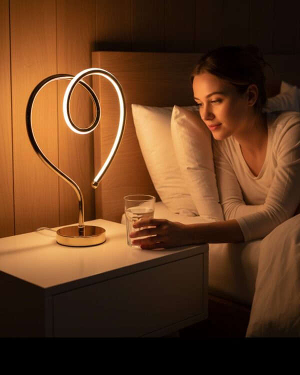 Heart Loop LED Table Lamp