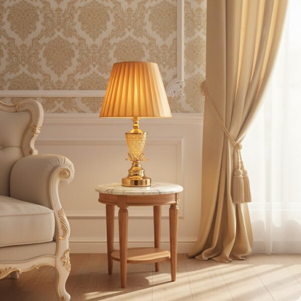 Crystal Glass Table Lamp