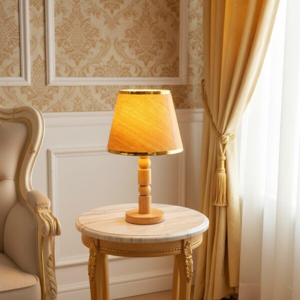 Classic Turned-Wood Lamp